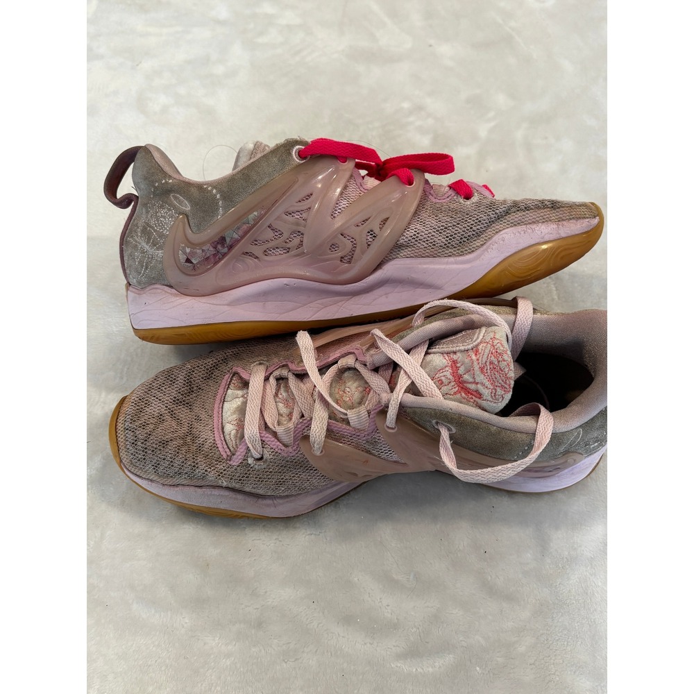 Nike KD 15 Aunt Pearl Pink Light Arctic Pink DQ3851-600 Mens Basketball Shoes
